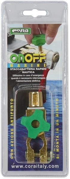 Cora Dispositivo staccabatteria rapido per barca On-Off Marine
