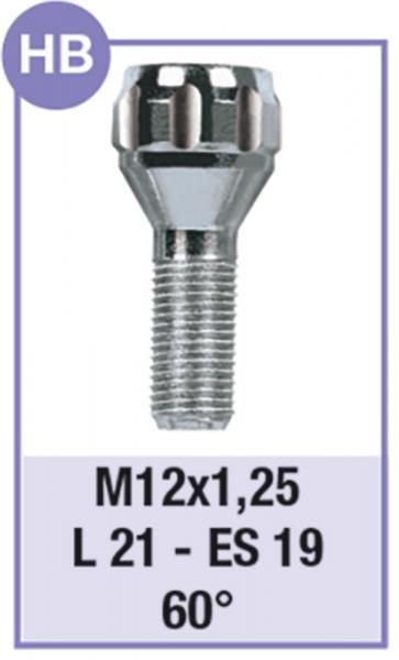 Cora Serie 4 Diebstahlsicherungs-Radbolzen Modell HB