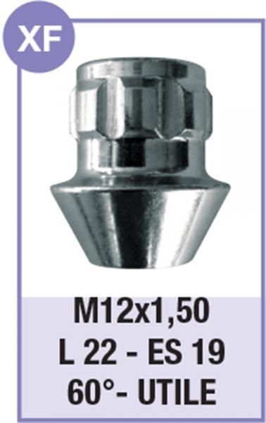 Tuercas antirrobo Cora Serie 4 para ruedas del modelo XF