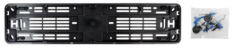 Cora Kennzeichenhalter aus Kunststoff hinten mit Befestigungssatz