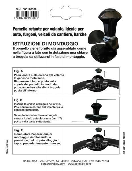 Perilla giratoria Cora para volante