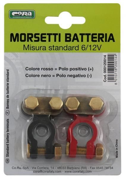 Cora Terminali batteria colorati