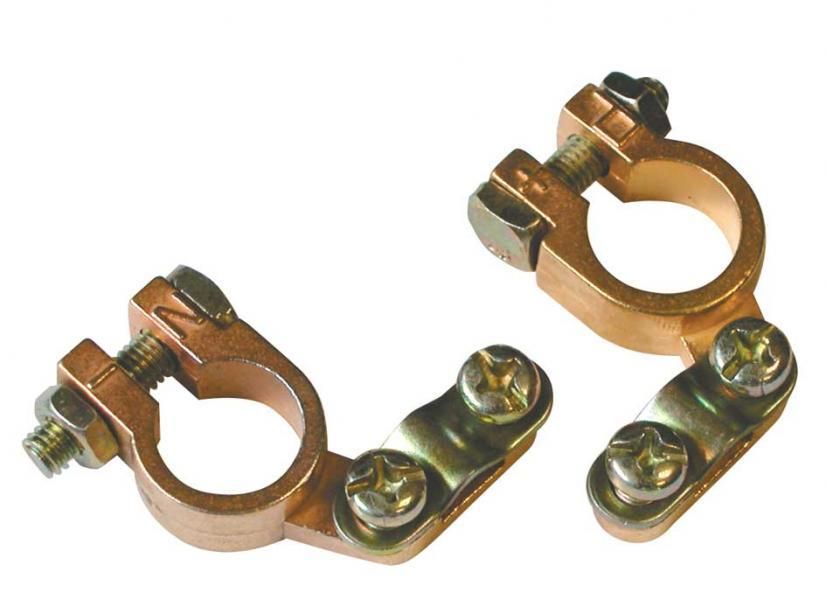 Cora L-shaped battery terminals