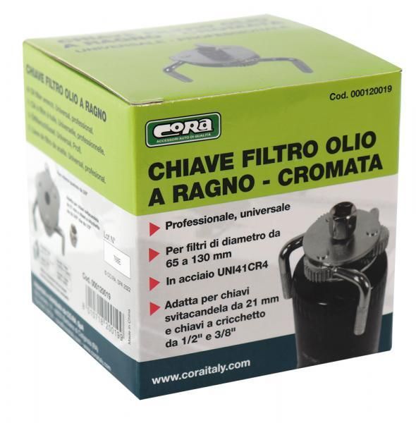 Llave de filtro de aceite profesional Cora