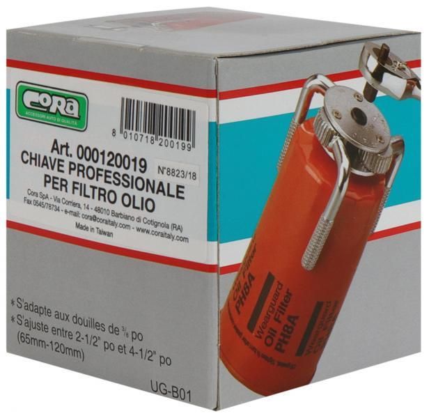 Llave de filtro de aceite profesional Cora