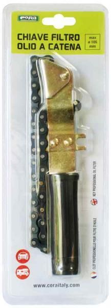 Llave para filtro de aceite de cadena Cora