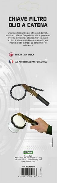 Cora Chiave filtro olio a catena