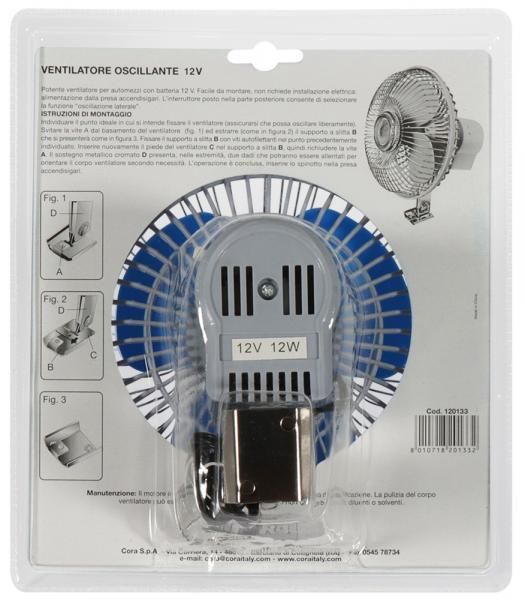Ventilador oscilante Cora de 12 V