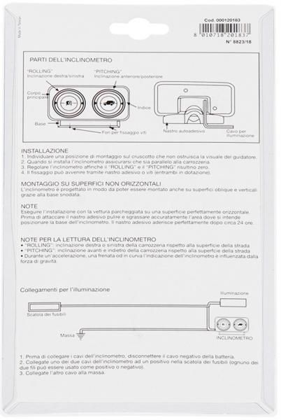 Cora Illuminated Inclinometer