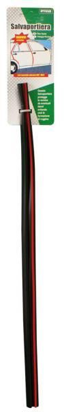 Cora Türschutzaufkleber Schwarz/Rot Heißkleber 50 cm