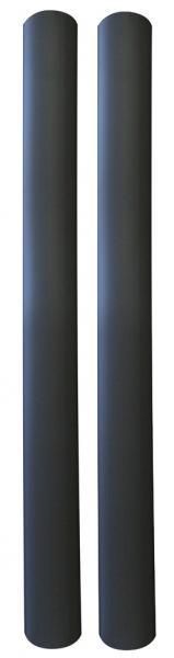 Cora Schwarze Klebepuffer 49 x 4,2 cm