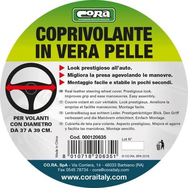 Cora Coprivolante in pelle naturale