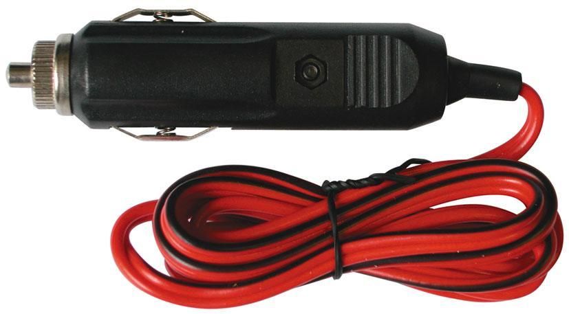 Cora 12/24V Zigarettenanzünderstecker mit 1 m Kabel