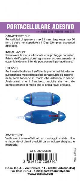 Cora Portacellulare adesivo