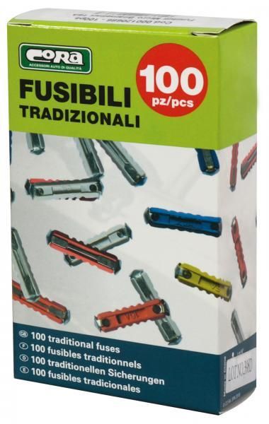 Fusibles tradicionales Cora 16A 100 uds