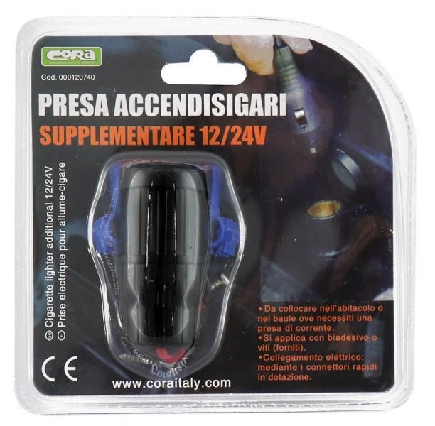 Toma de mechero adicional Cora 12/24V
