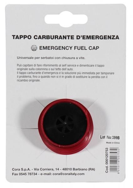 Tapón del depósito de combustible Cora con tornillo