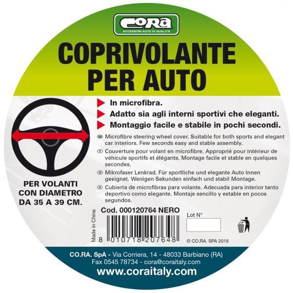 Funda de volante de microfibra extrafina Cora