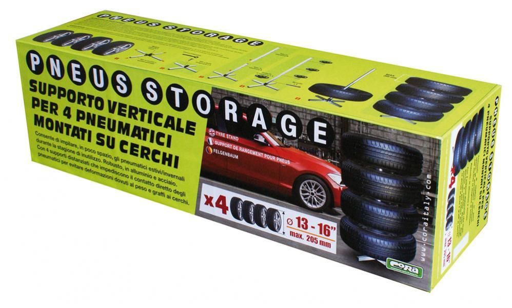 Cora Supporto verticale per 4 ruote 13-16''
