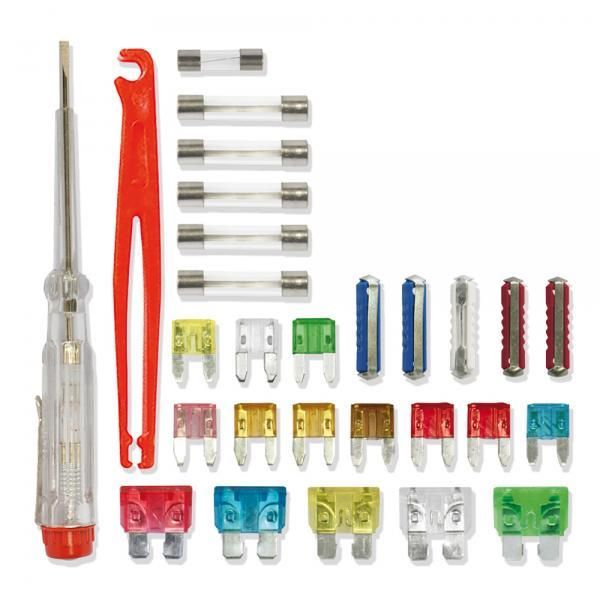 Kit de fusibles de emergencia Cora de 28 piezas surtidas