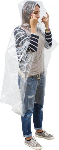 Cora Poncho impermeabile con cappuccio