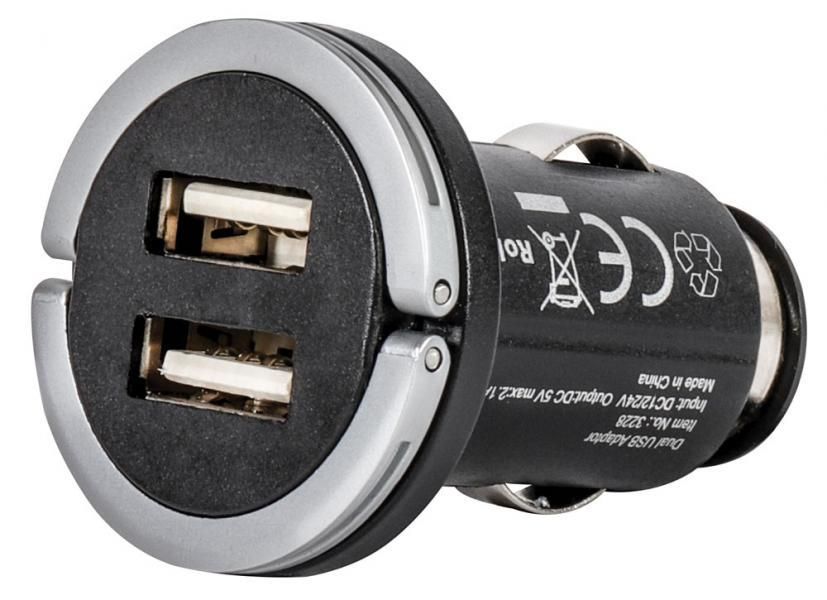 Cora Mini doppia presa USB 5V/2.1A