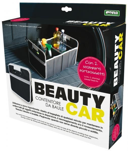 Cora - Contenedor de doble baúl para coche de belleza