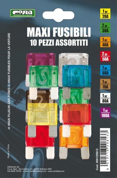 Cora Maxi fusibili 10 pz