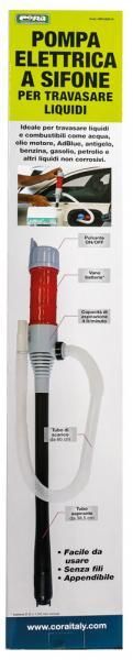 Cora Pompa elettrica a sifone travasa liquidi