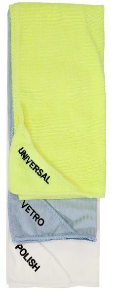 Cora Set mit 3 Mikrofasertüchern