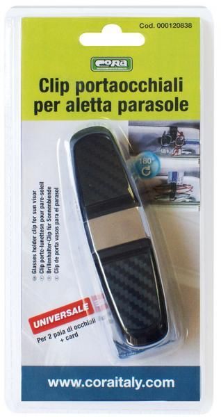 Cora Clip portaocchiali per aletta parasole