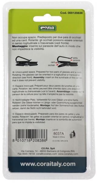 Cora Clip-Brillenhalter für Sonnenblende