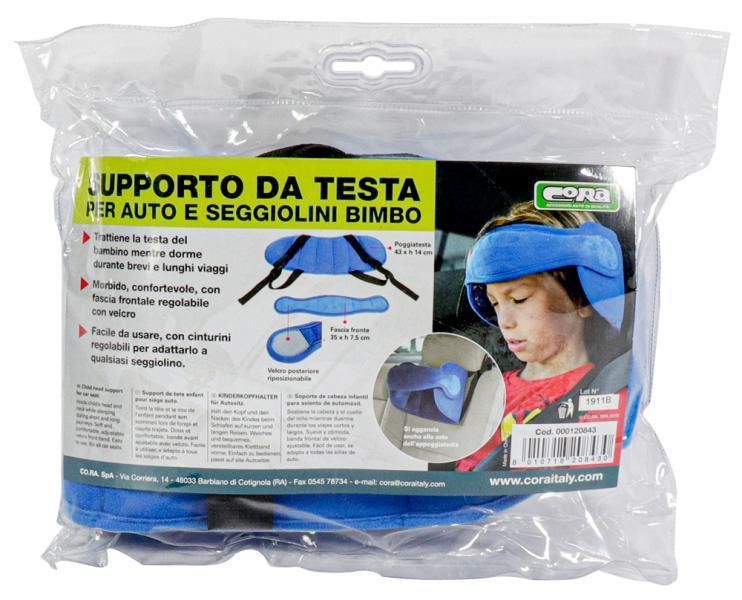 Cora Supporto da testa per auto e seggiolini bimbo