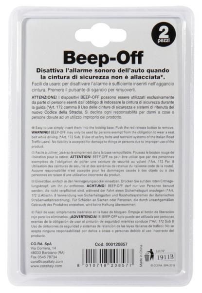 Cora Buckles cancel seat belt alarm