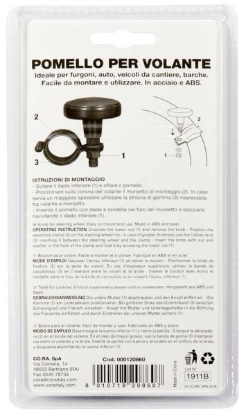 Cora Pomello per volante diametro 34-36,7 mm