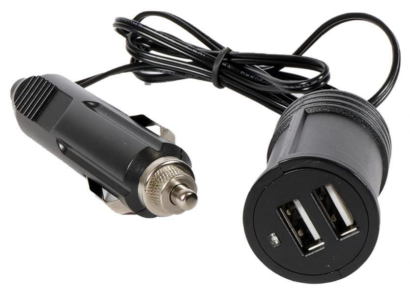 Cora Doppel-USB-Steckdose mit 1 m Verlängerungskabel