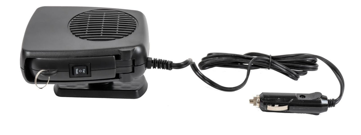 Calentador/ventilador cerámico Cora de 12 voltios y 150 W con asa