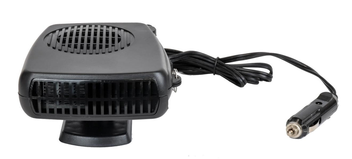 Calentador/ventilador cerámico Cora de 12 voltios y 150 W con asa