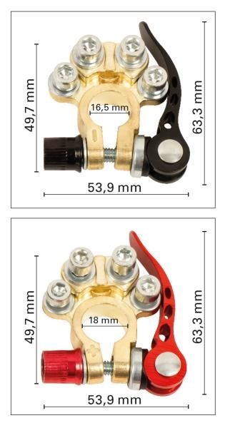 Cora Multi-Attach Car Battery Terminal Clamps