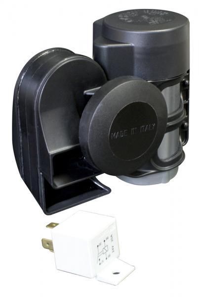 Bocina electroneumática de dos tonos Cora de 24 V