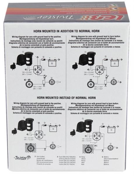 Cora Tromba elettropneumatica monotonale 24V