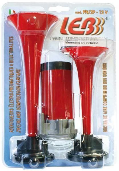 Elite PN/2PV 12V Zweiklang-Elektropneumatikhorn