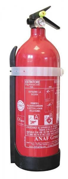 Cora Estintore 2 kg a polvere ABC con supporto e manometro