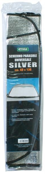 Cora Silberner Auto-Front-Sonnenschutz 130x60 cm