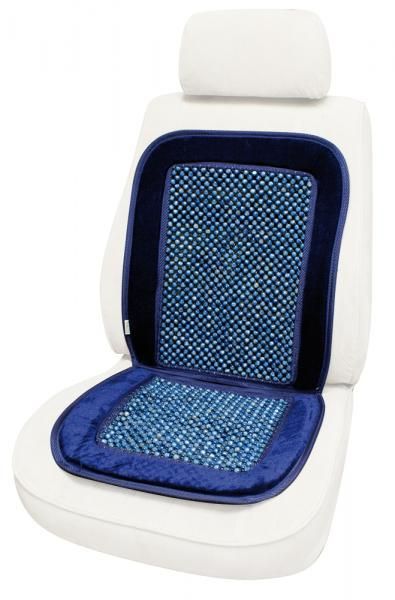 Funda universal para asiento delantero Cora de terciopelo azul