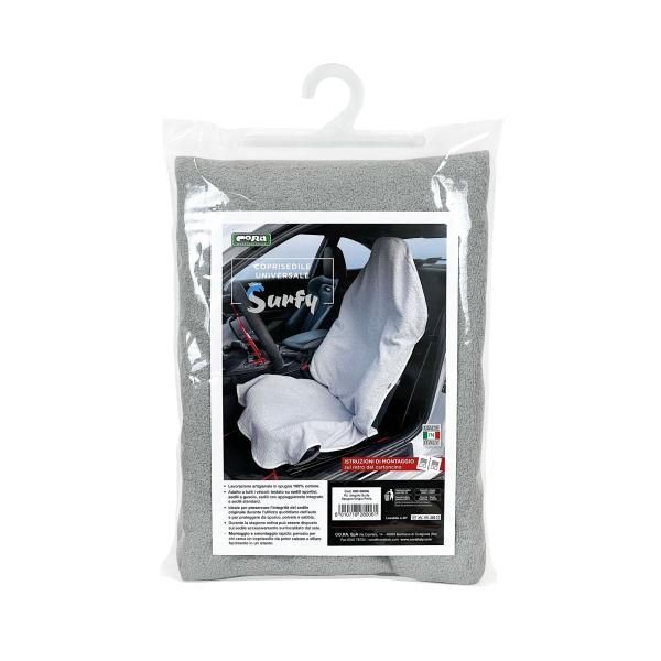 Cora Universal Sponge Seat Cover Surfy Grey