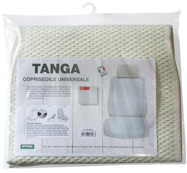 Cora Universal Front Seat Covers Tanga Textile Paper