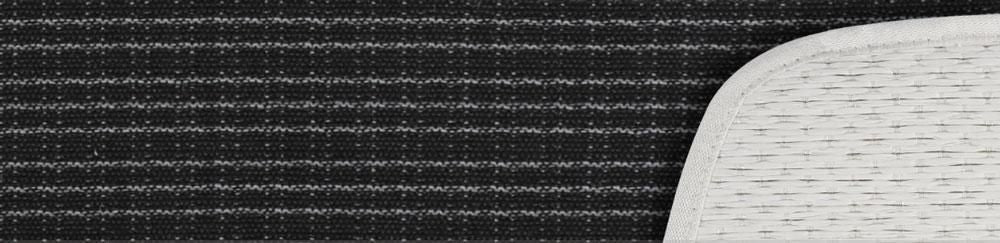 Cora Universal Front Seat Covers Tanga Doubleface Striped Black/Textile Paper