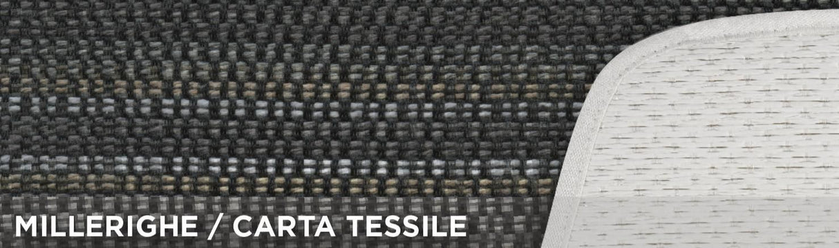 Cora Coprisedili anteriori universali Tanga Doubleface cotone millerighe/carta