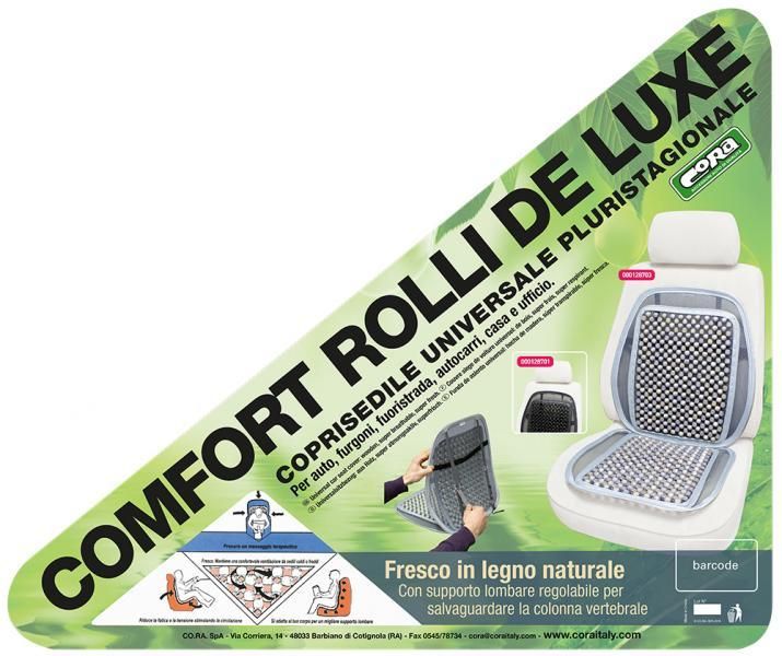 Cora Coprisedile anteriore universale Comfortrolli Deluxe grigio